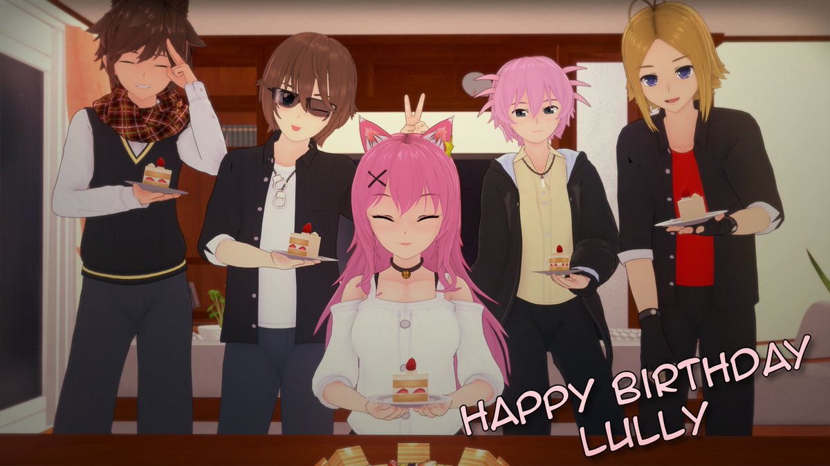 Alles gute zum Geburtstag, Lully-Nyan!! (<a href="/lullynya/">Lully 💫</a>)

Dieses Mal hat es die gesamte Hole Mole Gang zu deiner Party geschafft und sorgt für einen unvergesslichen Geburtstag, der dich in dein neues Lebensjahr geleitet. 
Möge es voller freudiger Ereignisse sein!
