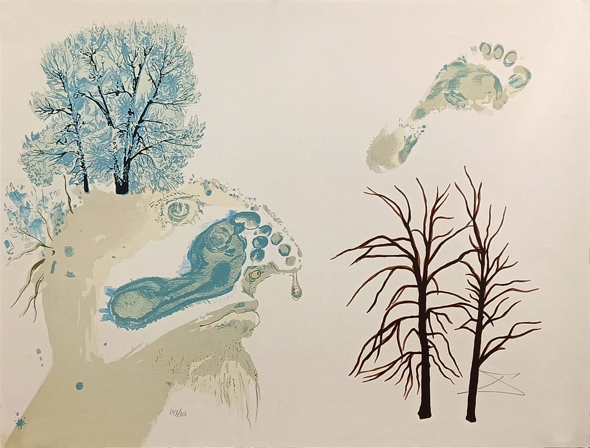 Salvador Dalí: "The four seasons, Winter"