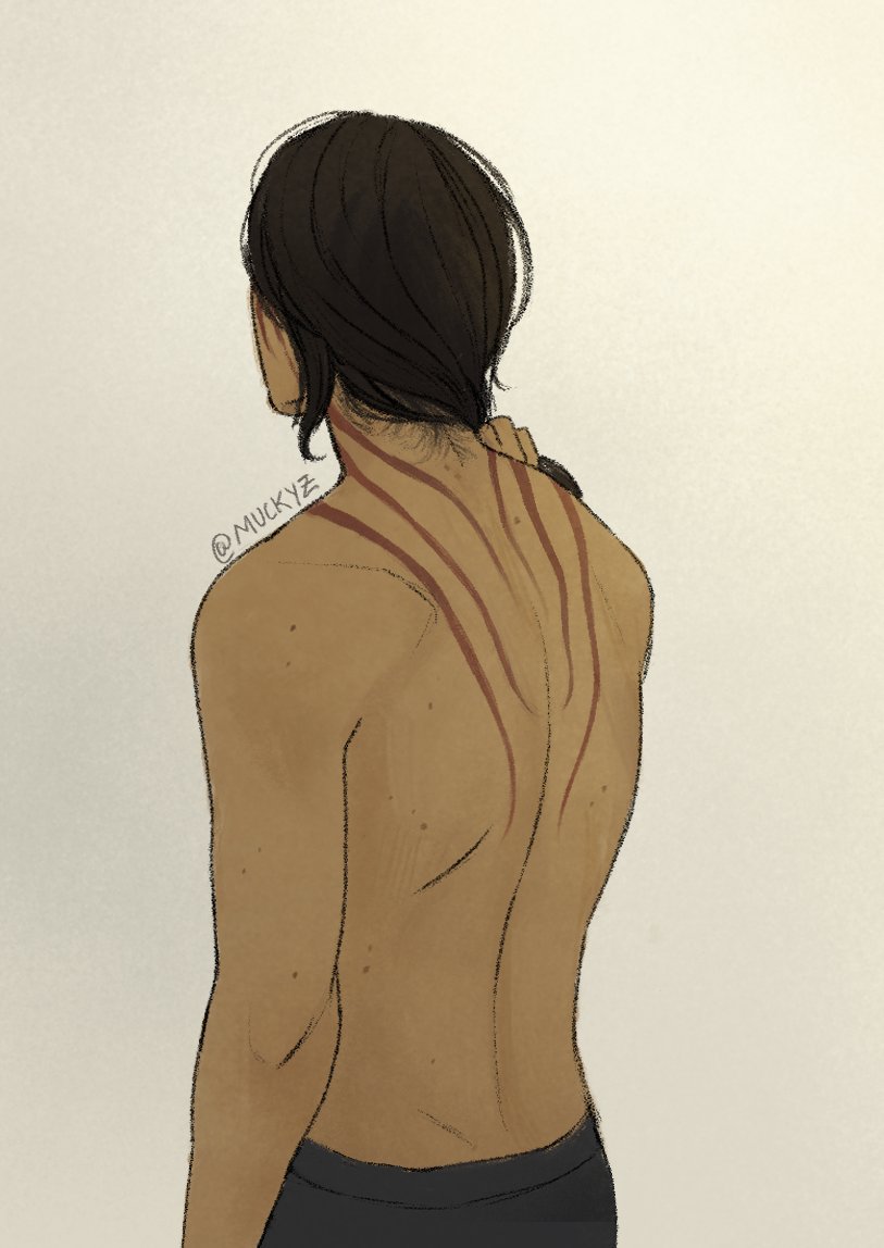 Eren's titan marks #ErenJaeger
