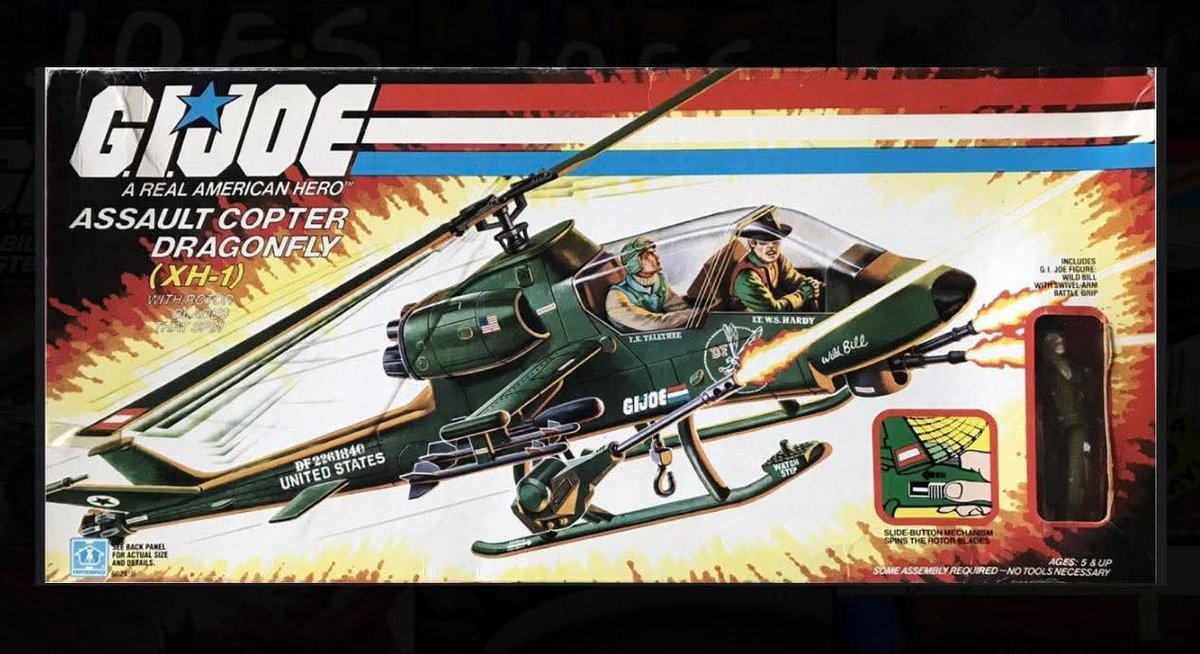 Did you have ? 1983 G.I. Joe Assault Copter Dragonfly XH-1 with