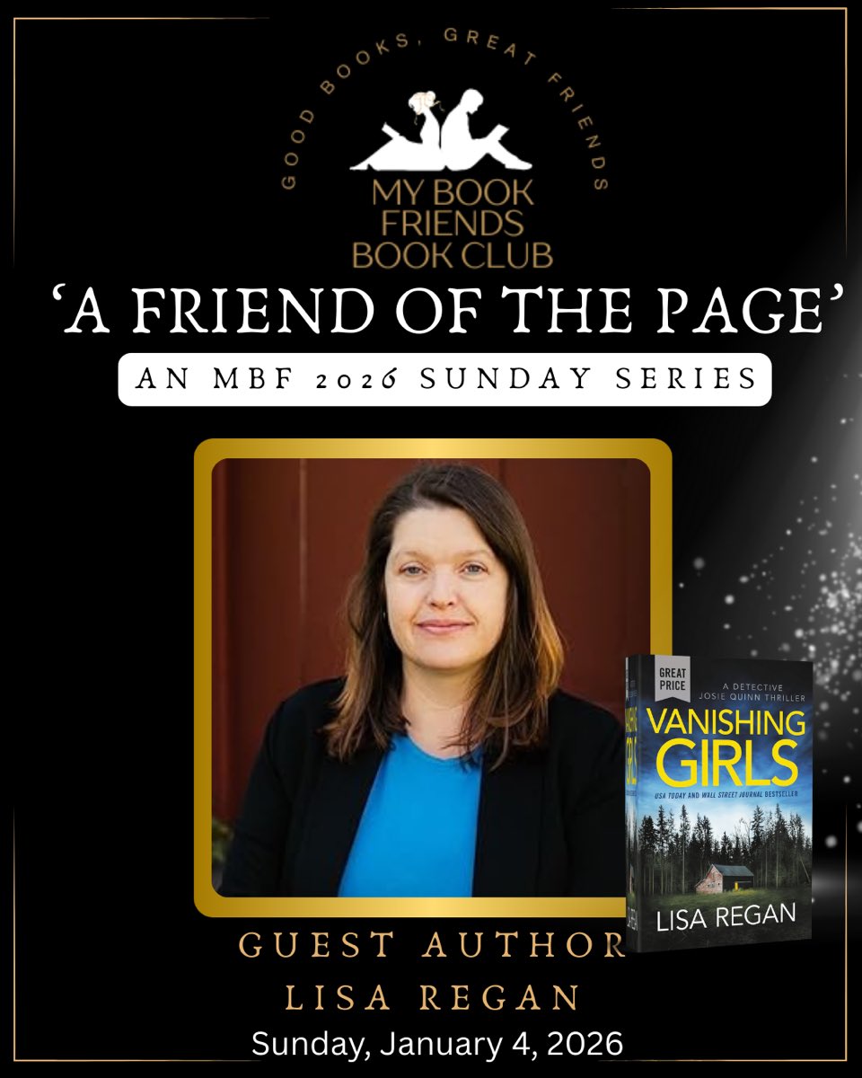 Lisa Regan will be joining us Sunday in our FB group! 🎉
Don’t miss the chance to chat with her and talk about all things books!

facebook.com/groups/yourboo…

#mbf #bookclub #LisaRegan #AuthorVisit #BookLovers #FBBookGroup #MysteryBooks #ThrillerFans #BookCommunity #MeetTheAuthor