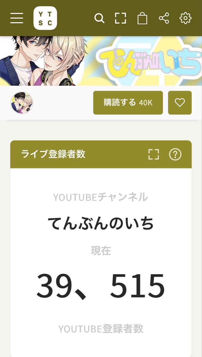 えびすページ 500きりましたよー #てんぶんのいち