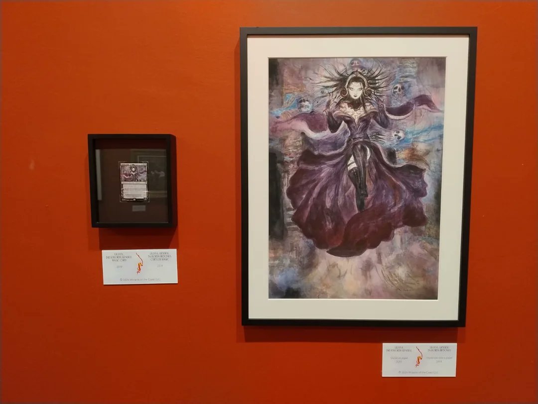 ブラジルで天野喜孝展やっていてMTGのカードも展示されているって話