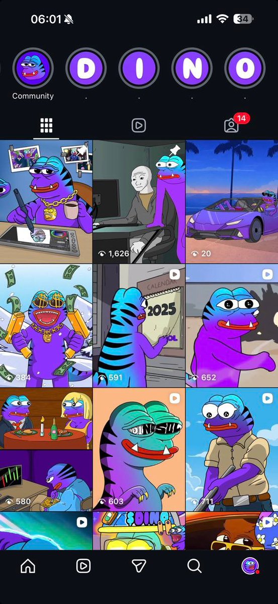 📸 Follow us on Instagram! $dino #dinosol

instagram.com/dinosolmeme/