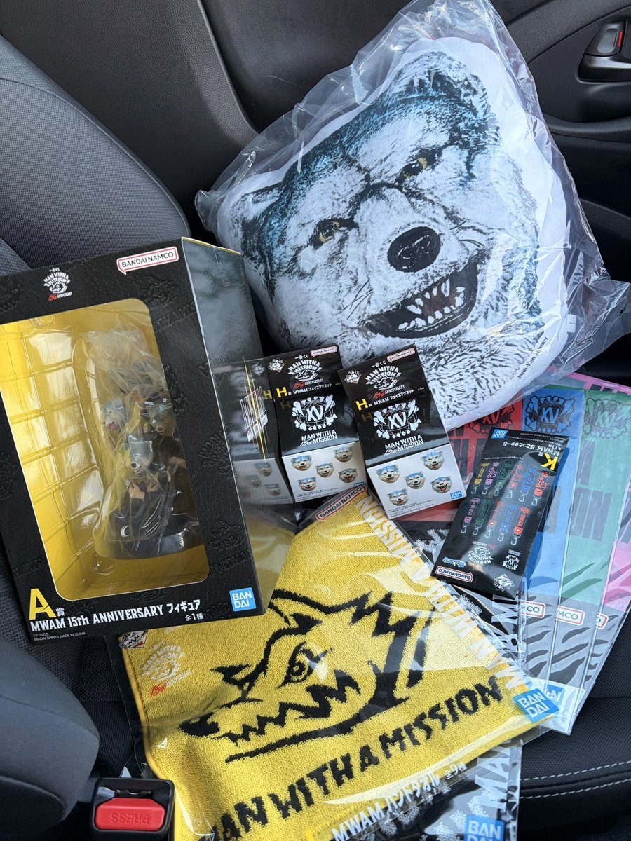 MANWITHAMISSION 一番くじ A賞 クッション4点 マンウィズ 新品】MANWITHAMISSION一番くじ クッション5点セット マンウィズ