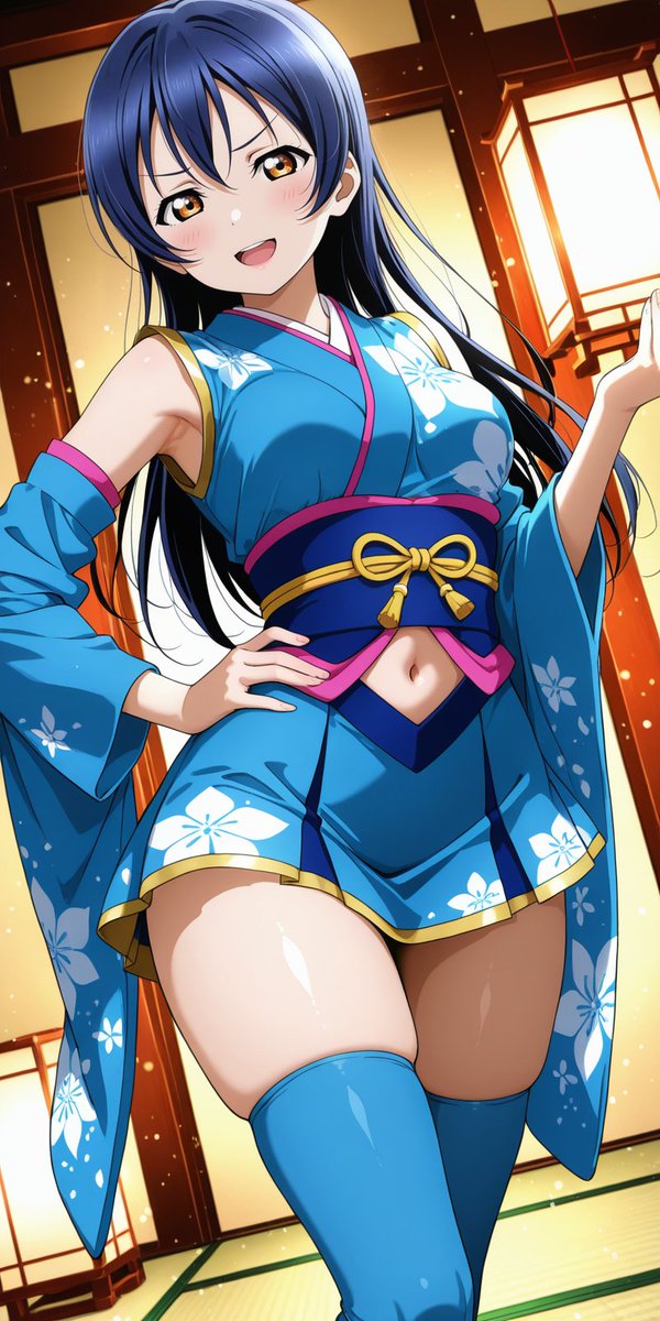 (※スマホ用縦長画像･タップで全表示)
ドヤーーーーーーーーーーーン✨✨

園田海未 / Umi Sonoda
SFW anime-style AI fanart.