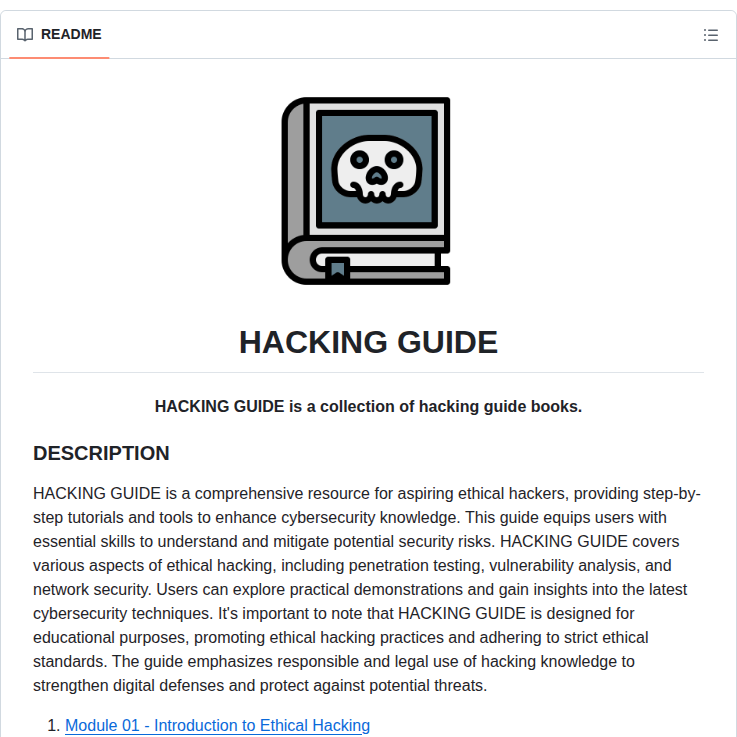 Tutorials for penetration testing and network security

github.com/0xbitx/Hacking…