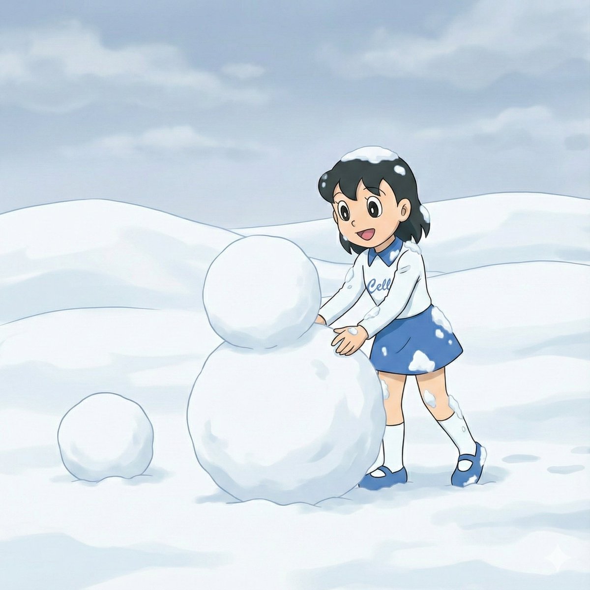 🖼️AI画像大喜利ネタ募集！ どんな雪だるまが完成したのかな？ Grokの