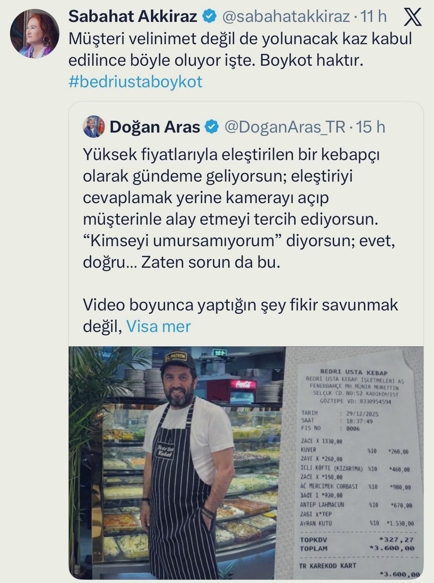 Tescilli Kürt düşmanı akılsız Sabahat!