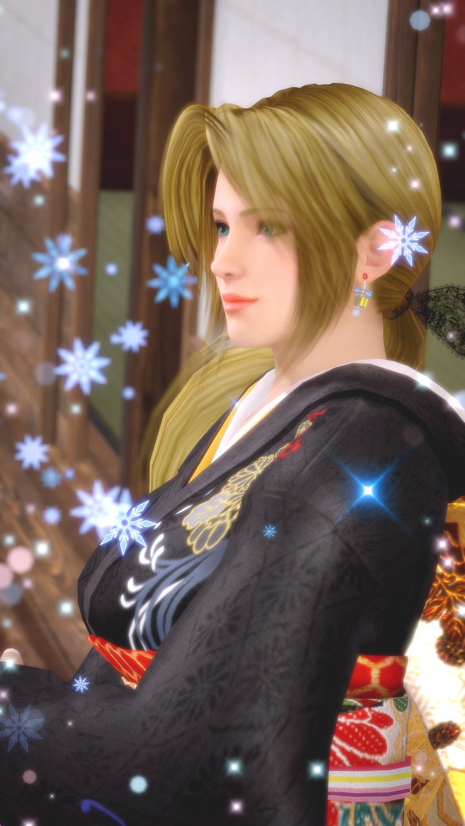 おはようございます！
雪美人さんなエレナ様❄
 #DOAXVV