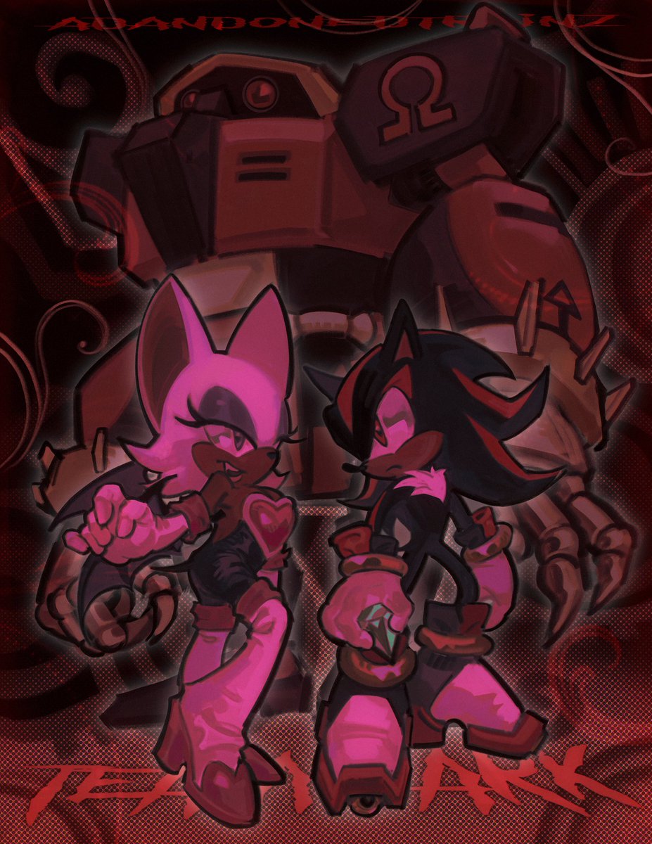 first post of the year yayyy #ShadowTheHedgehog #RougeTheBat #e123omega #SonicTheHedgehog