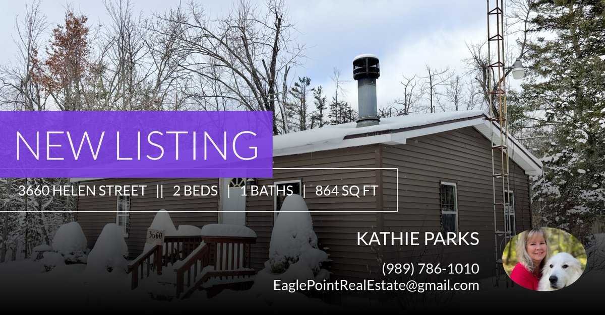 LewistonRealtor's tweet photo. 📍 New Listing 📍 Take a look at this fantastic new property that just hit the market located at 3660 Helen Street in Lewiston. Reach out to one of us here or at (989) 786-1010 for more information

Listed by Kathie Parks at Eagle ... https://t.co/BBu0vf13Fs https://t.co/6bou2qgbZb
