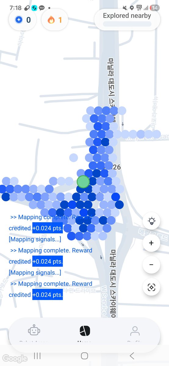 Koreanteacher1's tweet image. Who started OpenMind AI?
You earn points by keeping the app on and walking around while mapping various signals.
This will become a foundation for Ai &amp;amp; robots in the future.

#openmind #openmindagi #오픈마인드