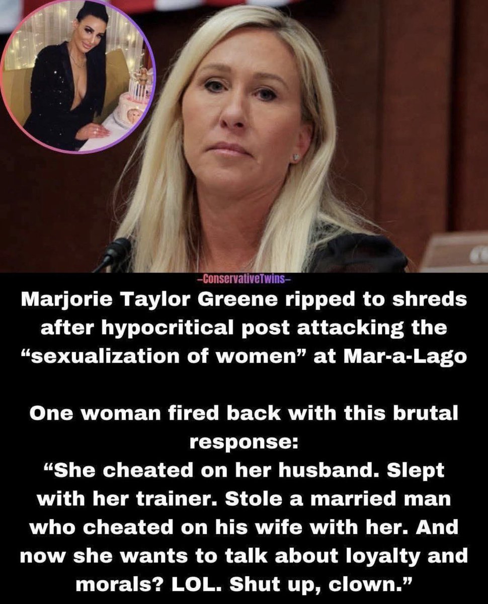 angrifrog's tweet image. Marjorie Taylor Greene is a wart on the republican party’s ass.