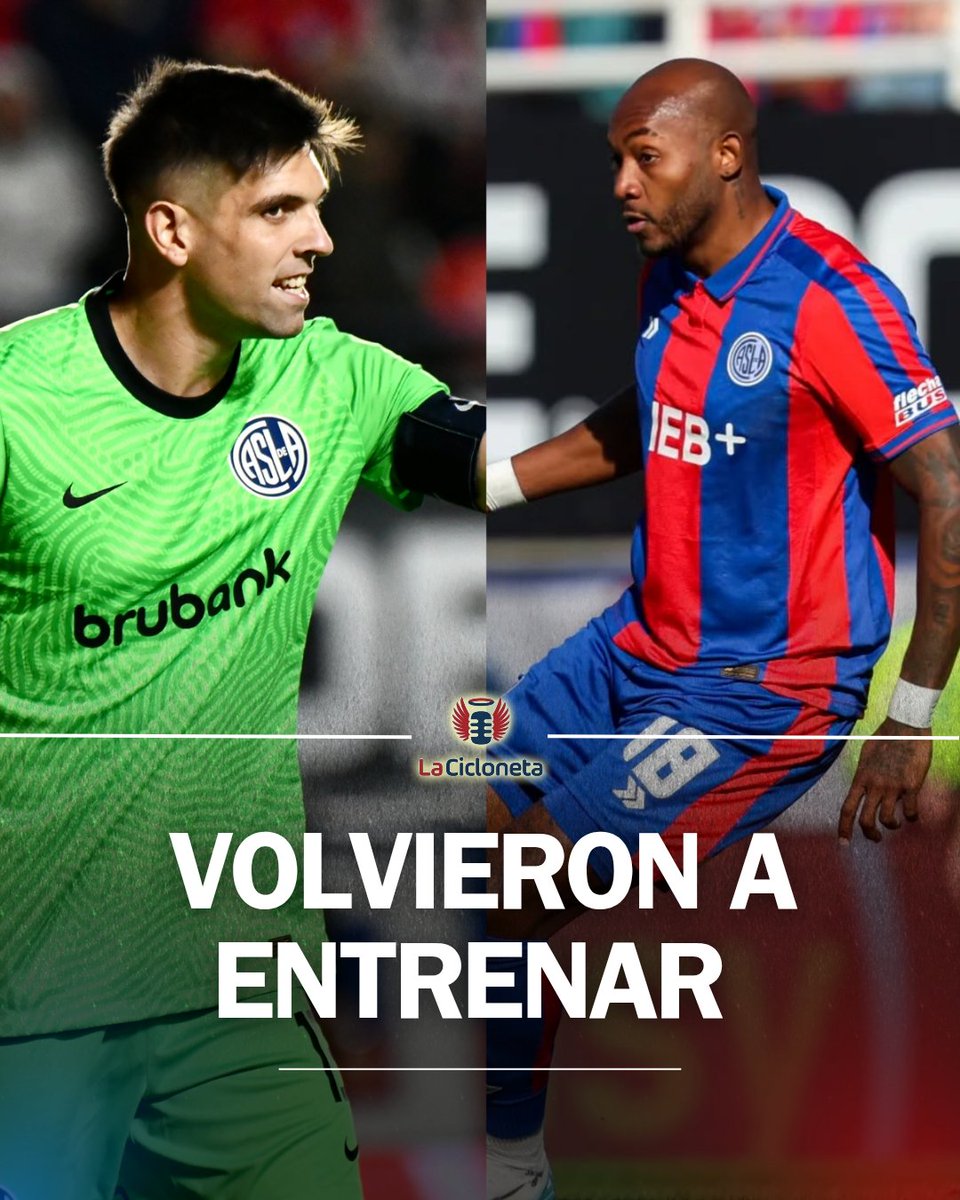 🔵🔴 VOLVIERON A ENTRENAR

👥 Facundo Altamirano y Diego Herazo se REINCORPORARON a las prácticas, pese a no llegar a un acuerdo por la deuda que se mantiene con ellos.

*️⃣ Desde la dirigencia de #SanLorenzo, les pidieron unos días para encontrar una solución a esta situación.