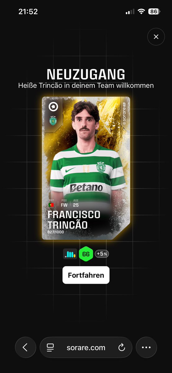 Star Reward 🥇 

#sorare