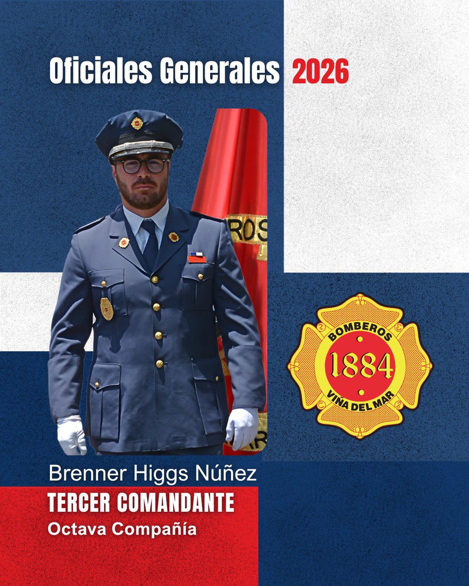 🚒 Superintendente: Marcos Quintana B. (3ª Cía.)
🚒 Vicesuperintendente: Gustavo Tapia M. (6ª Cía.)
🚒 Comandante: Héctor Cáceres V. (3ª Cía.)
🚒 2° Cmdte.: Miguel Godoy G. (6ª Cía.)
🚒 3° Cmdte.: Brenner Higgs N. (8ª Cía.)
🚒 Secretario Gral.: Gustavo Cubillos M. (1ª Cía.)