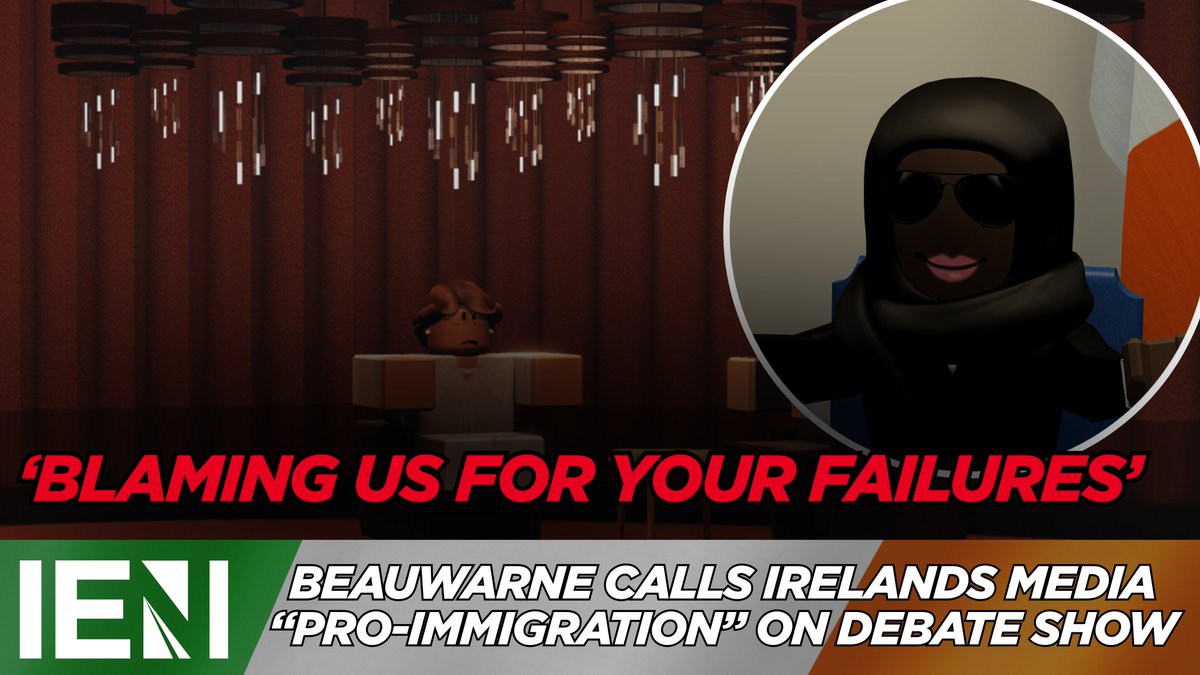'BLAMING US FOR YOUR FAILURES'

Beauwarne called Ireland's media "pro-immigration" on the new Head to Head debate show hosted by former President CillianClarke this evening. The claims have already been rebuked by several right leaning media outlets, including 4StarKerry.
