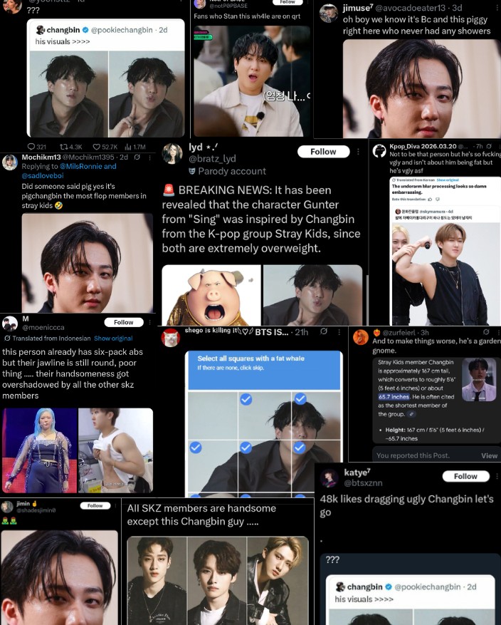 ChangbinGlobal's tweet image. 🚨🚨REPORT AND BLOCK🚨🚨

Harmful remarks about SCB’s looks are circulating yet again, and many of these posts have already spread widely. If you encounter this content, report it and block the source. PLEASE DON’T REPLY, QUOTE, OR ENGAGE, any interaction only helps these posts…