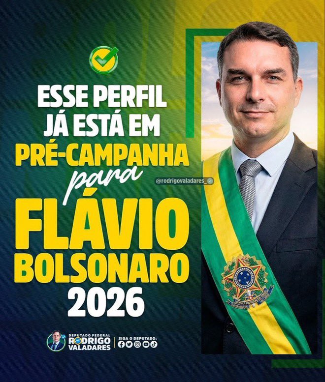 MarinaL3058's tweet image. Flávio Bolsonaro 2026
