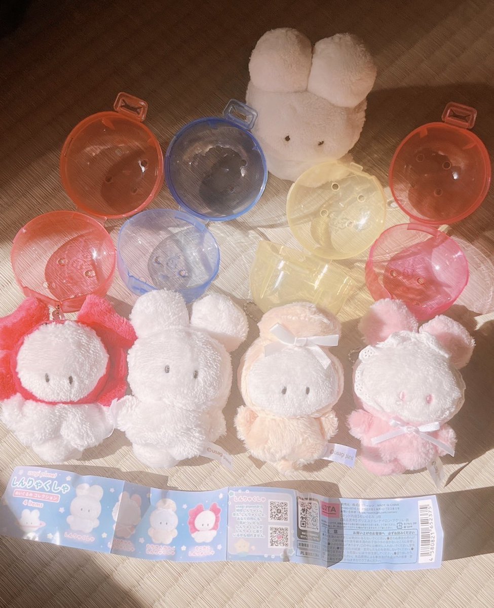 サンプルで送っていただいた子達です🐰🎀 どの子も、バランスや