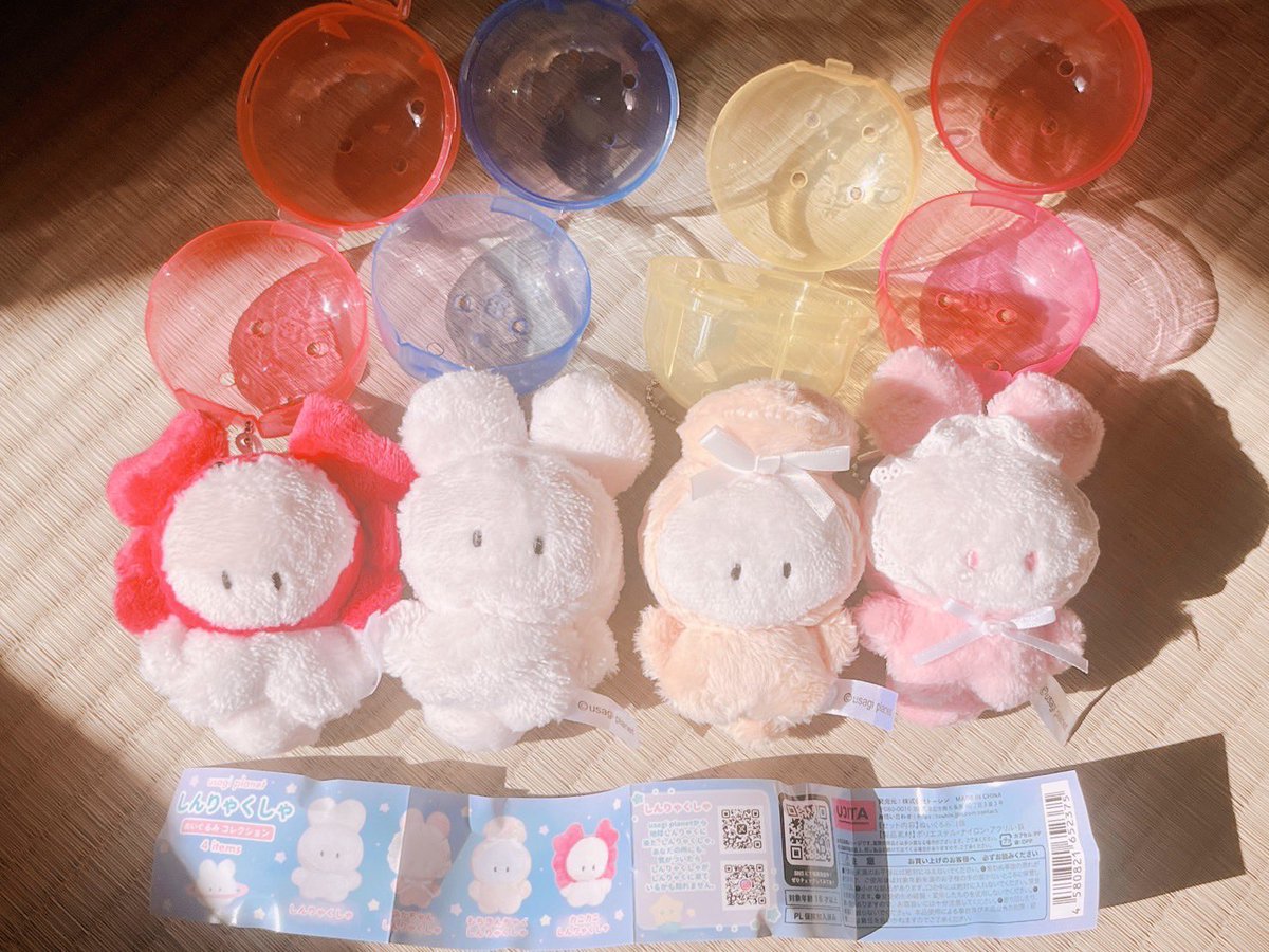 サンプルで送っていただいた子達です🐰🎀 どの子も、バランスや