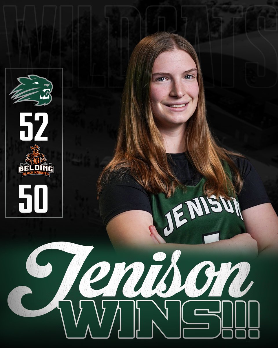 JenisonWildcats's tweet image. JENISON WINS!!!

Girls Basketball defeated Belding at the Cornerstone Invite after erasing a 16-point deficit. 

Jessie Stickler led the Wildcats with 20 points.