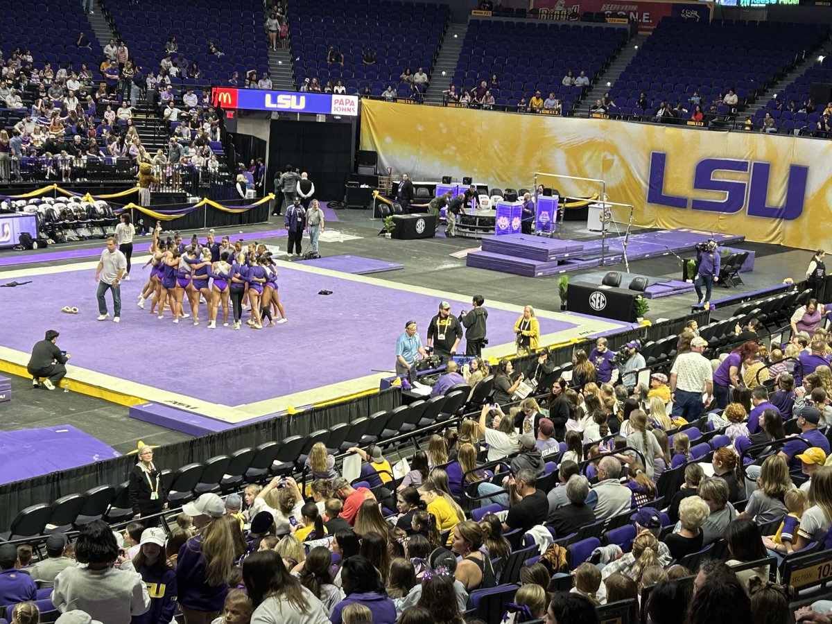 Here we Geaux LSU Gymnastics 2026 on Deck!