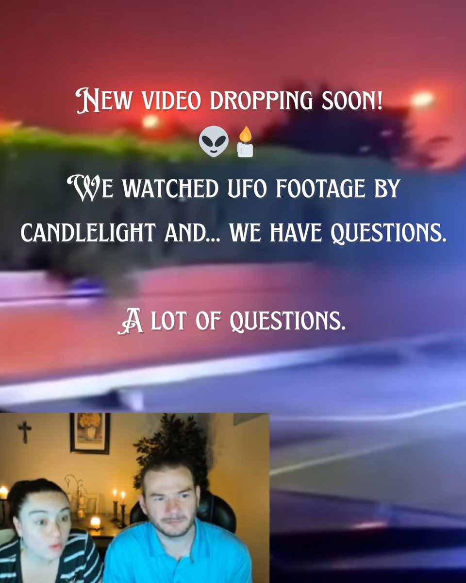 Candle_Reacts's tweet photo. Premiering tonight at 7 pm MST. Be sure to subscribe and hit the notification bell so you dont miss out! 

https://t.co/cotRYdXkZM 

Its a good one! #UFO #UAPs #Aliens #reactions #YouTuber https://t.co/MSjg58nJWO