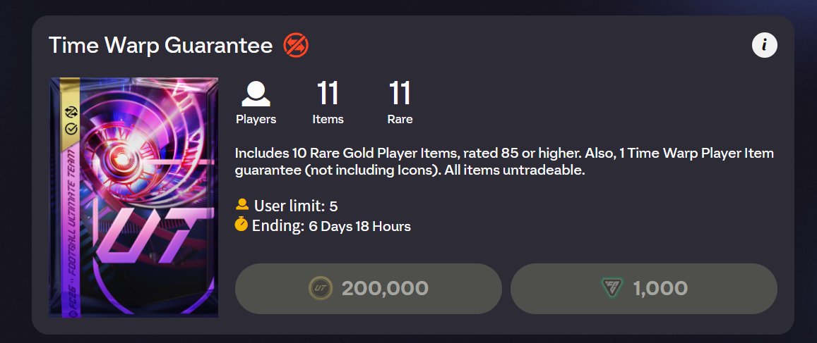 🚨Amazing TIME WARP Pack Giveaway

Who wants this for FREE? #FC26 

To enter:
Must be following me <a href="/MmoexpService/">MMOEXP</a> &amp; RT &amp; Like

That's ALL! Winner soon!