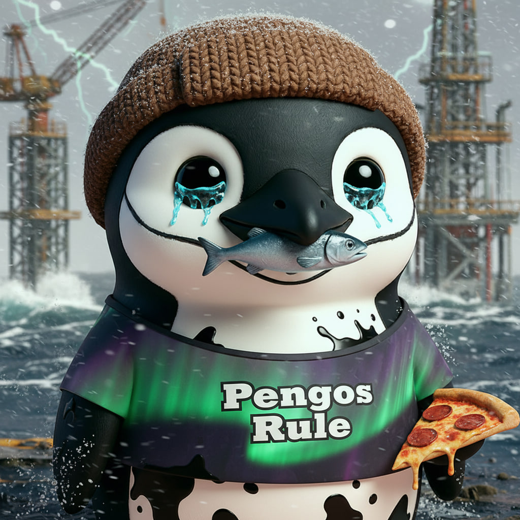 Every tear tells the story of what was taken.
Every day’s fight rebuilds what was lost 🐧🌊

#PENGO #PetroPenguins #FlipTheRigs