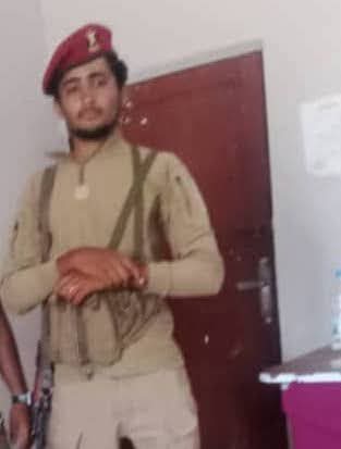 الشهيد البطل/ جميل أنيس مهدي المنصب استشهد بقصف الطيران السعودي على منطقة الخشعة حسبنا الله ونعم الوكيل...
#العدوان_السعودي_على_الجنوب