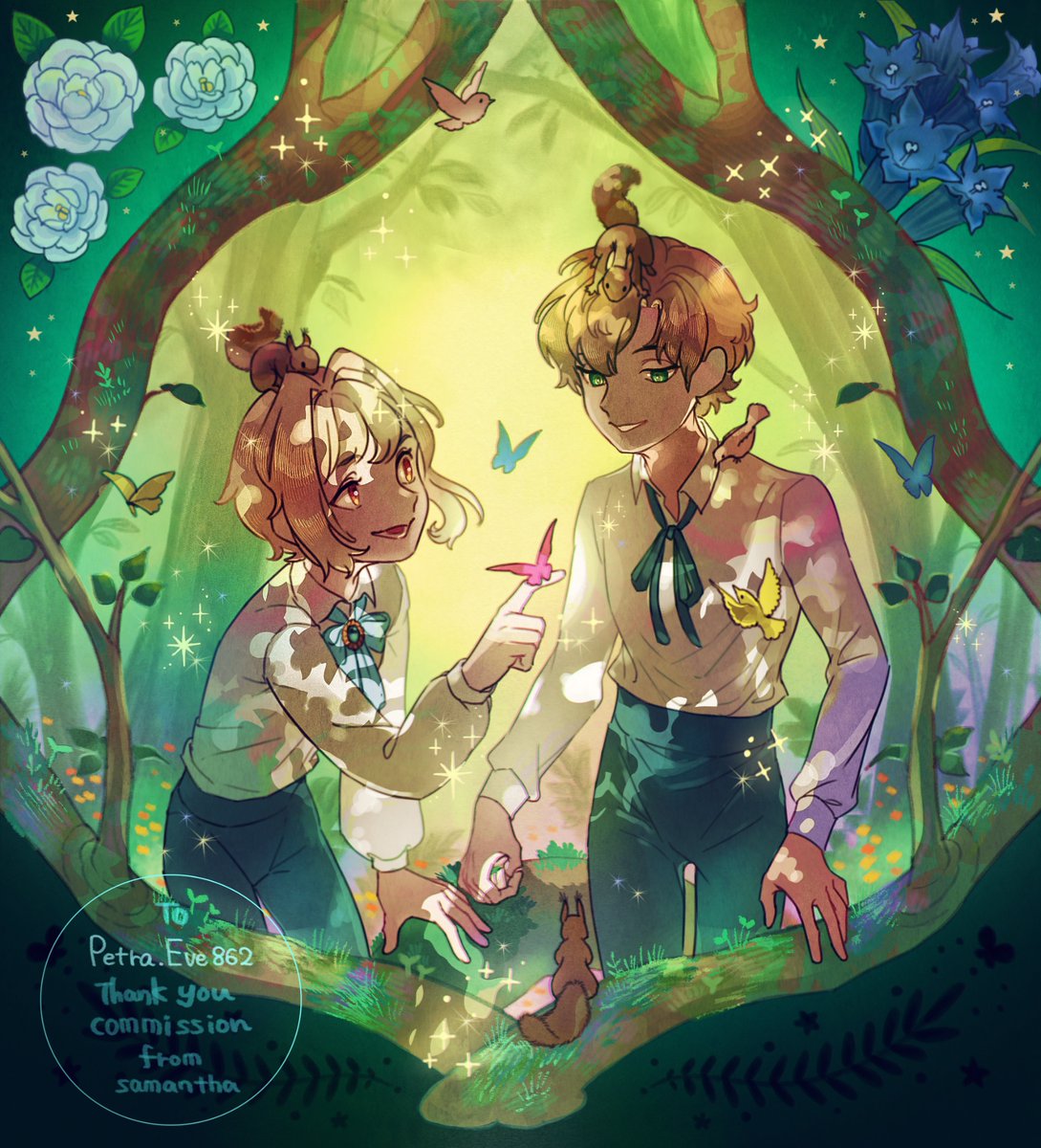 Lots of little forest friends for the little princes

🎨: <a href="/ssamanthass/">samantha</a>