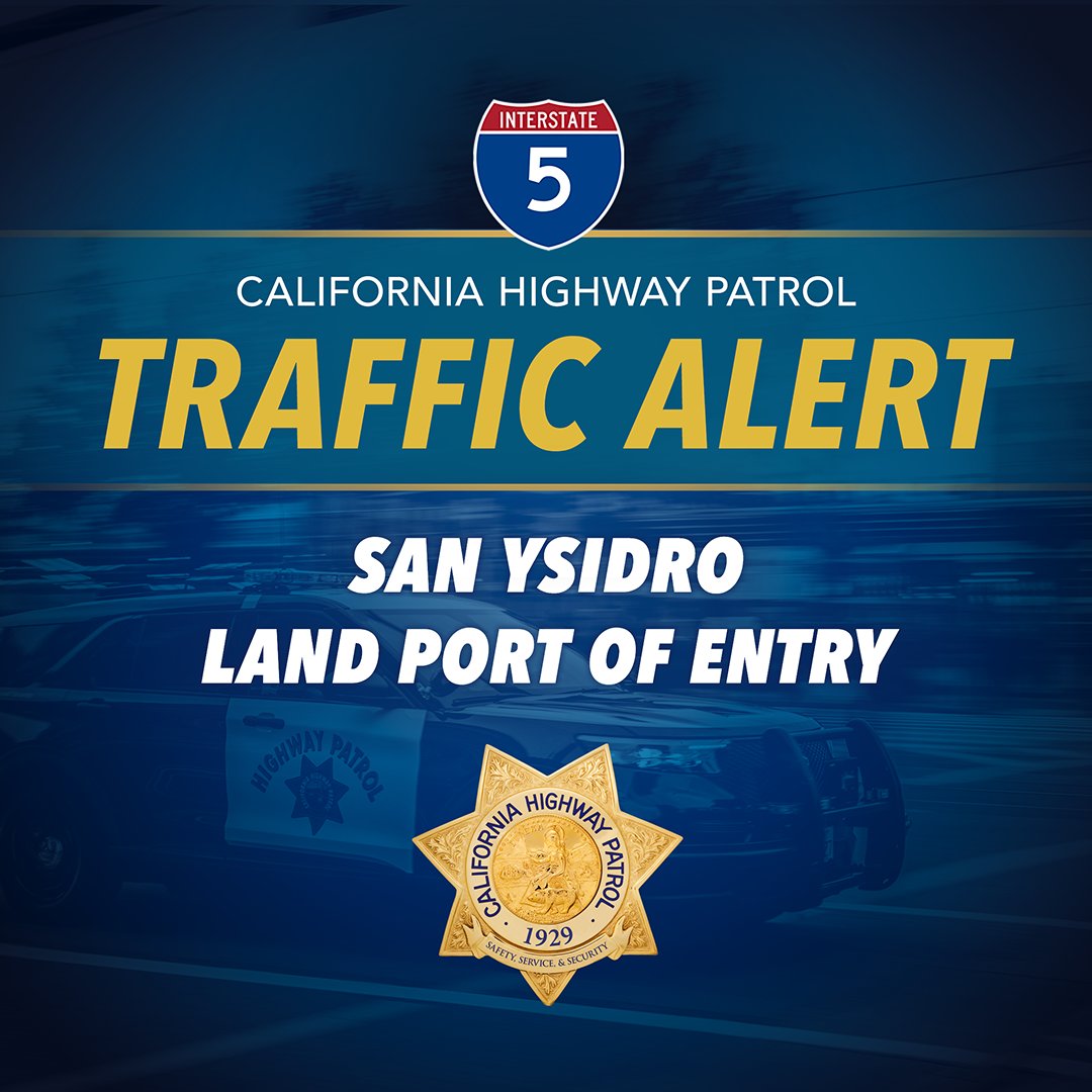 🚧 Traffic Alert: San Ysidro POE 🚧

Road work begins Jan 6, impacting SB I-5 near the border.
• Phase 1: Jan 6 – Jan 9 
• Phase 2: Jan 9 – Jan 23

Expect delays. El Chaparral remains open. Consider Otay Mesa or transit. CHP will provide updates.

🔗  conta.cc/3YiNvTZ