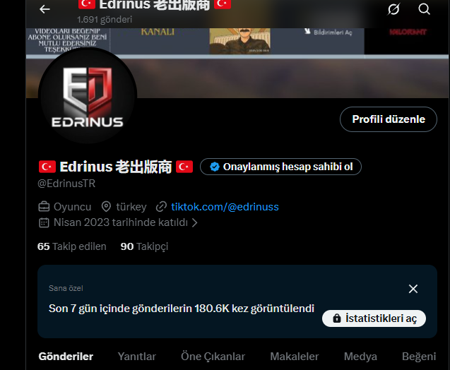 90 takipçim var la ciddimi bu :D