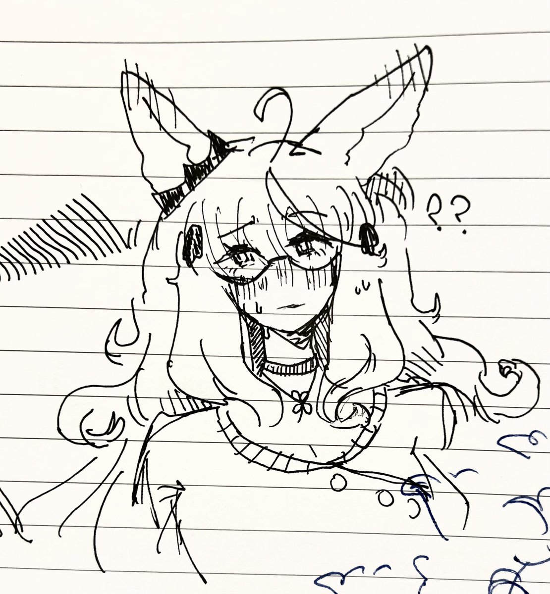 MiilkiiBunnii's tweet image. sketches from my breaks pt- 1