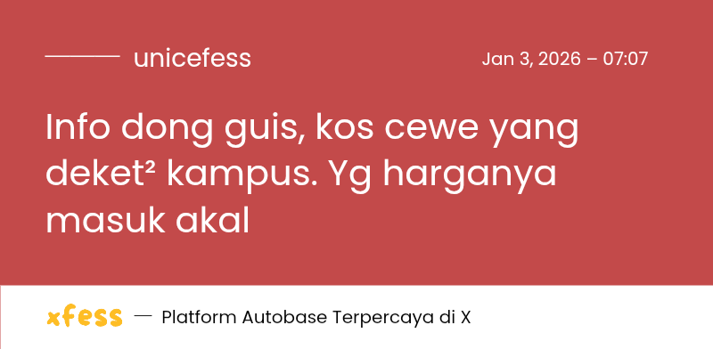 UNNES MENFESS🍌 tweet media