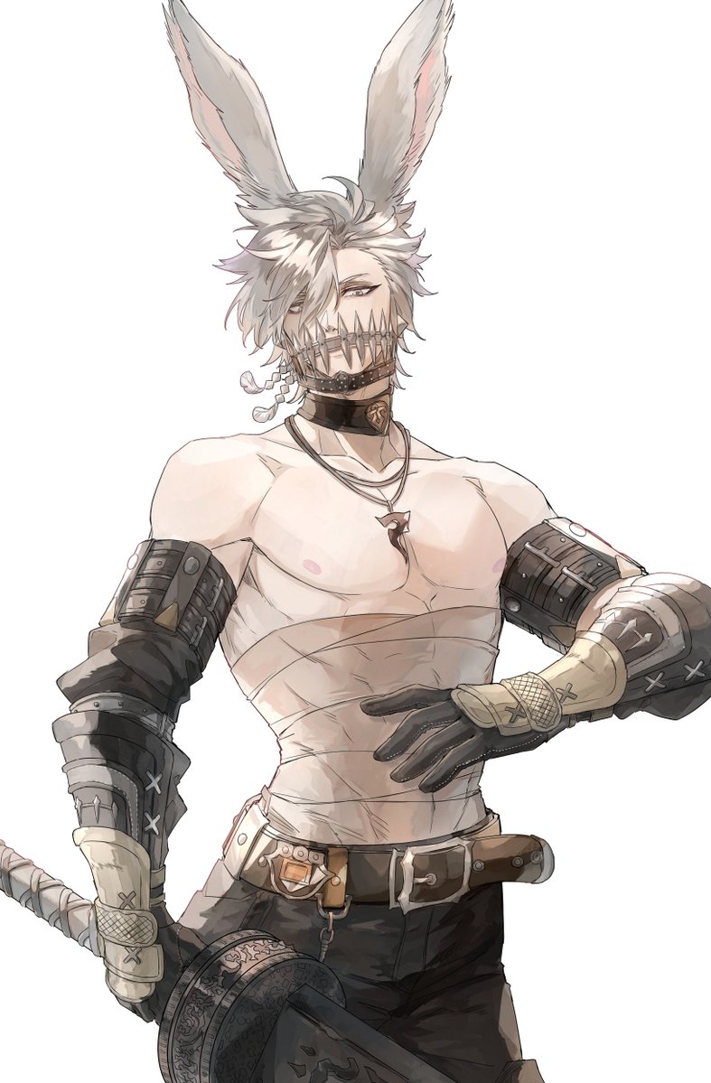 i love my friend's male vieras! experimented with following a tutorial here~