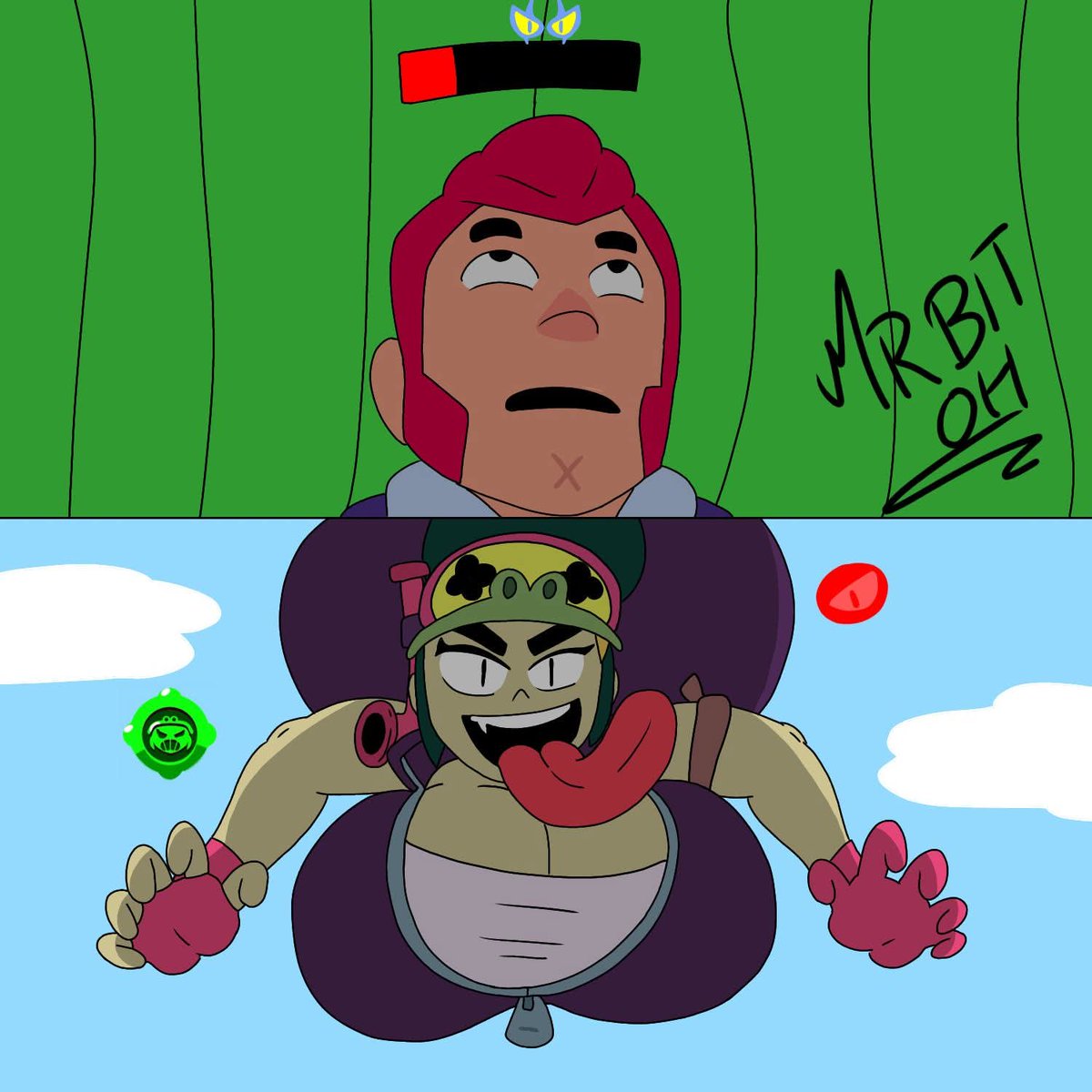 Allí salta a los arbustos 🗣️‼️
Poca vida a colt xd
#BrawlStars #fanart #brawlstarsfanart