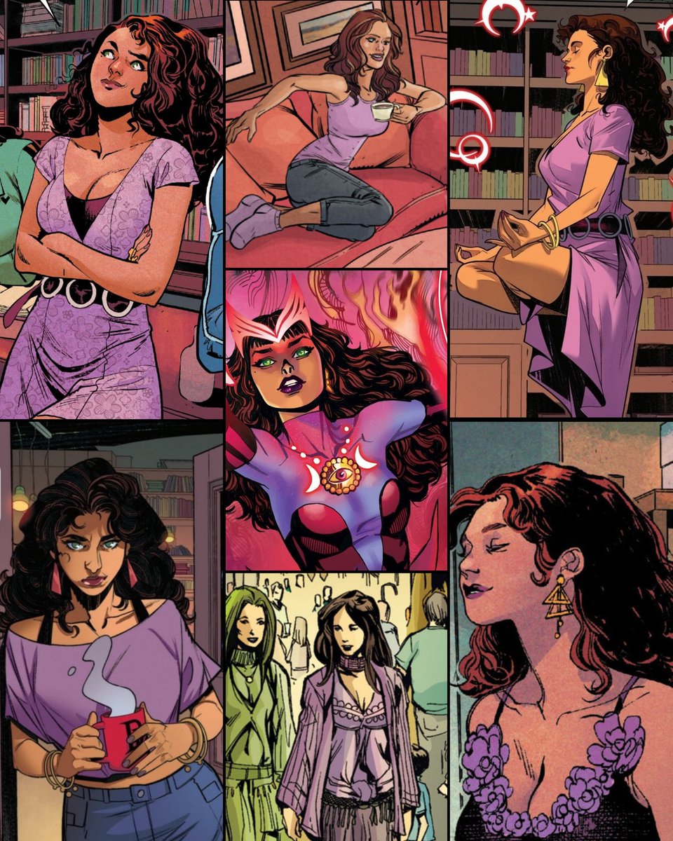 TMagolor's tweet image. I think Wanda favorite color is purple #HexSpoilers