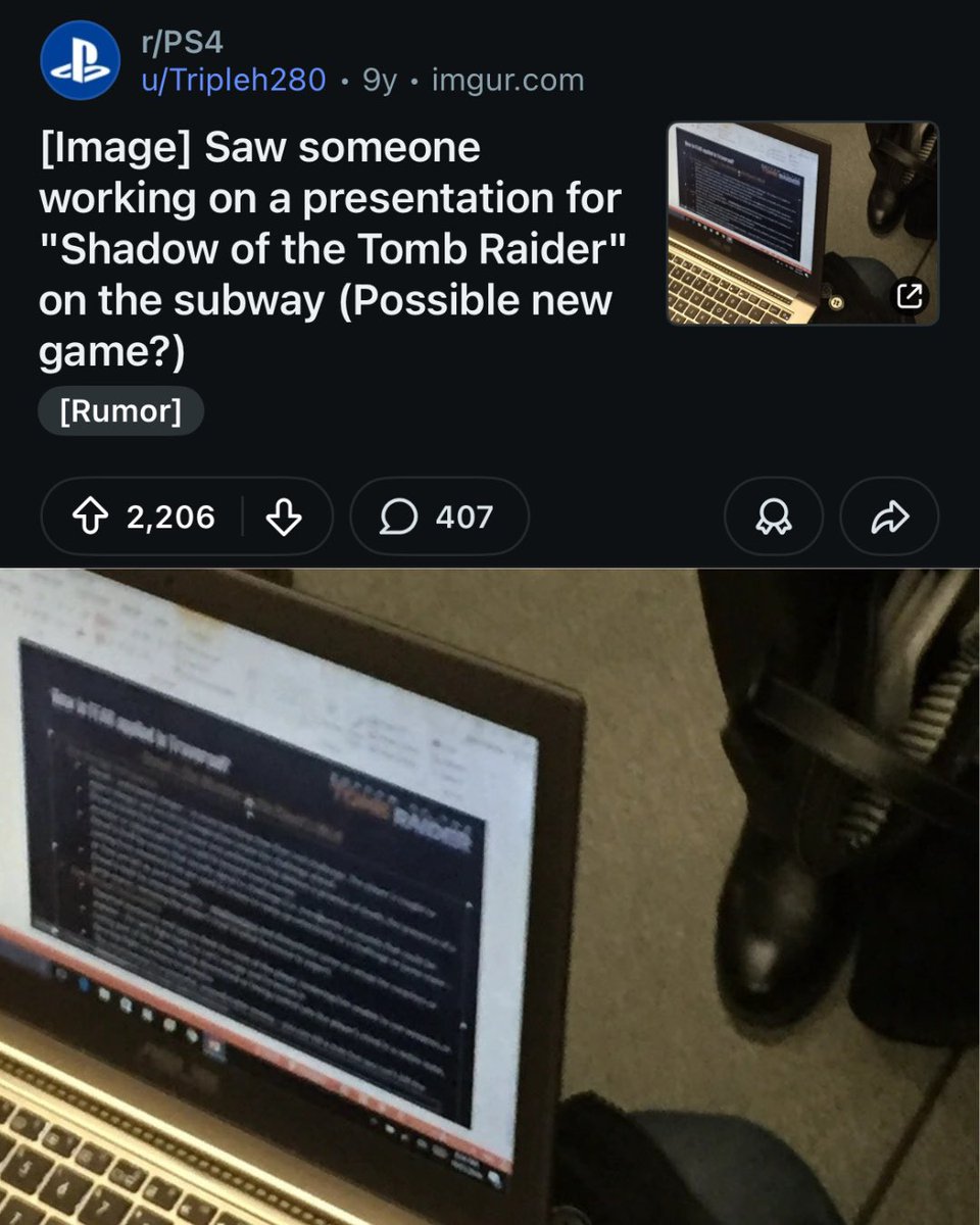 still one of the funniest ways a game got leaked