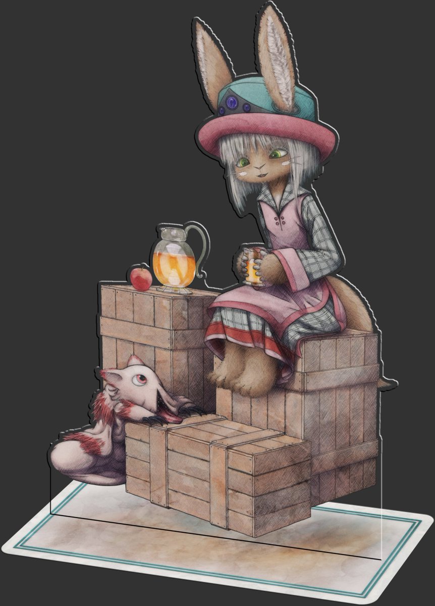 1920's Nanachi, acrylic standee mock-up

coming February 2026~

#miabyss #メイドインアビス