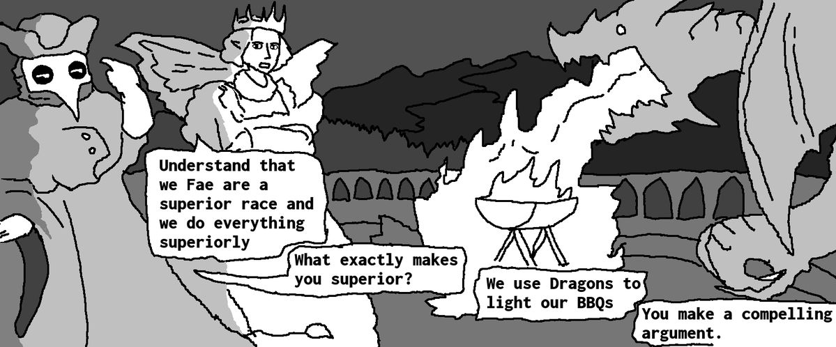 PenseesofPascal's tweet image. Gothic Comic.