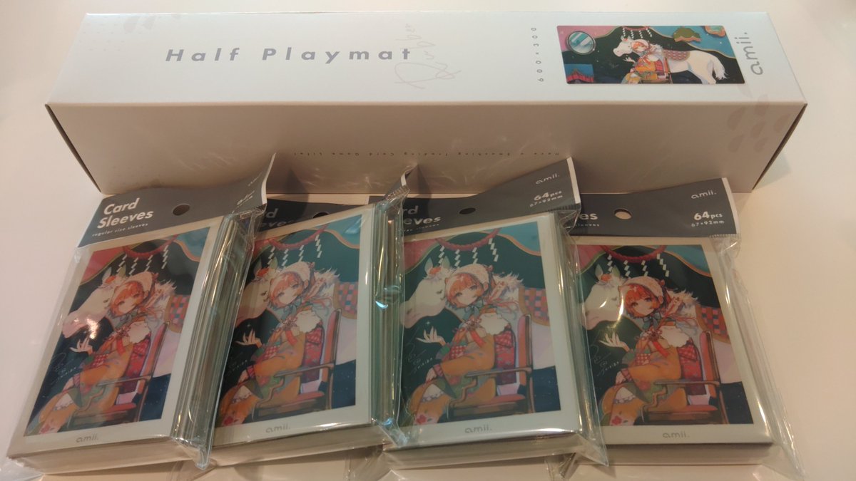 商品情報】 🎍はっぴーにゅーいやー🎍 #amii スリーブ・プレイマット