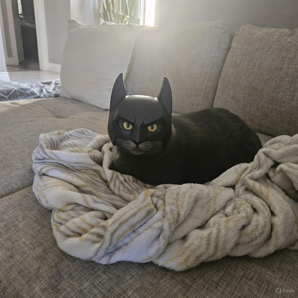 I was gonna buy a mask for my cat but thanks to Grok now I don't have to