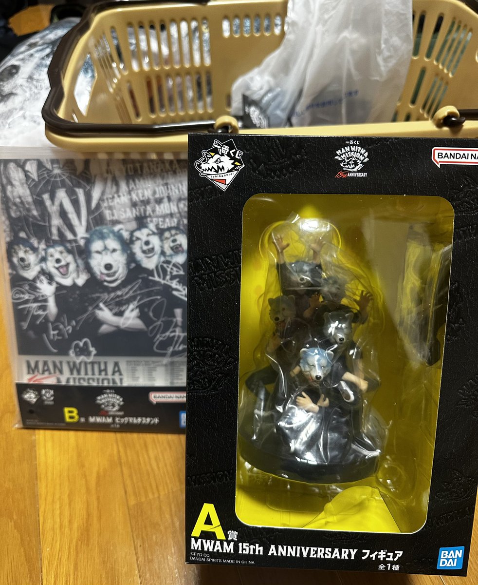 MANWITH A MISSION フィギュア　一番くじA賞 一番くじ MAN WITH A MISSION A賞 MWAM フィギュアB賞 一番くじ