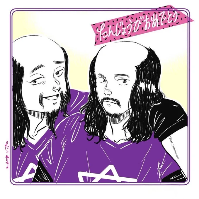 今日 #AKIRA 放送されますね。AKIRA(マンガのほう)見て、なんか描いたのないかなと探してたら何故かバラモン兄弟を描いていました。
#バラモン兄弟 