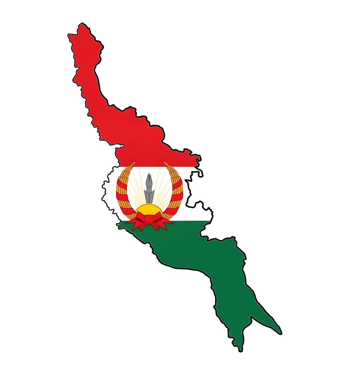 🔴Pro-Kurdish social media accounts called independence for Kurdish-populated areas in Western Iran, Rojhilat in Kurdish.