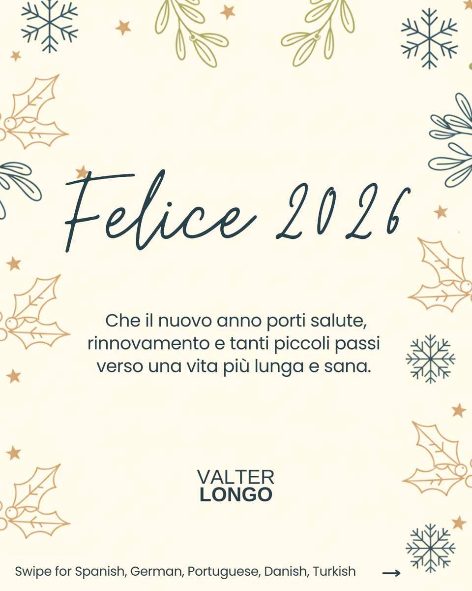 Valter Longo tweet media