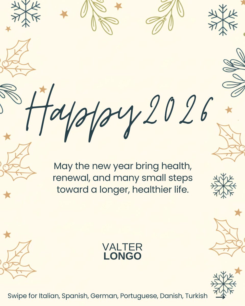 Valter Longo tweet media